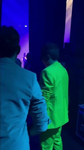 Backstage walkthrough at the o2 in London