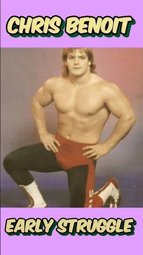 Chris Benoit early struggle#wwe#shorts#chrisbenoit