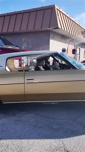 73 Chevy donk on gold 26’s Forgiato wire wheels