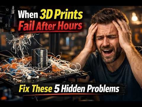 When 3D Prints Fail After Hours – Fix These 5 Hidden Problems