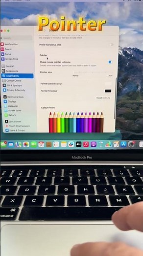 Can't see your cursor because it's so small, do this ! | How to increase pointer size on Mac