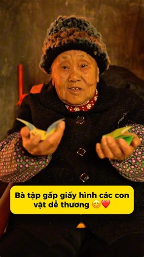 Bà Tập Gấp Giấy Hình Con Vật Dễ Thương #shorts