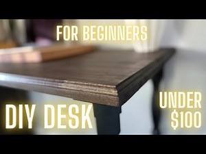 DIY Desk for Under $100 | Budget Friendly Desk Build