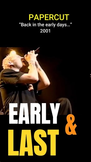 "Early & The Last "of Papercut Live with Chester Bennington| LINKIN PARK #linkinpark #shorts