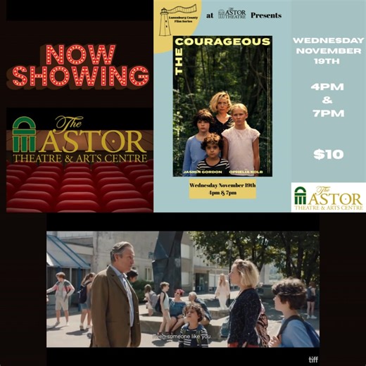 Join us for this month's TIFF-selected movie LCFS: The Courageous 🎥 You have two opportunities to see this film 🎯 Wednesday (Nov 19th) 4pm & 7pm Tickets are only $10 at the door - general seating. Make sure you come early for our famously delicious Astor popcorn 🍿 | Astor Theatre
