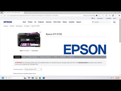 How To Install and Setup Epson EcoTank ET-3750 Printer [Guide]