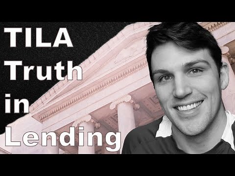 Truth in Lending Act TILA - MLO NMLS SAFE test review (2021) | Cullen Gandy