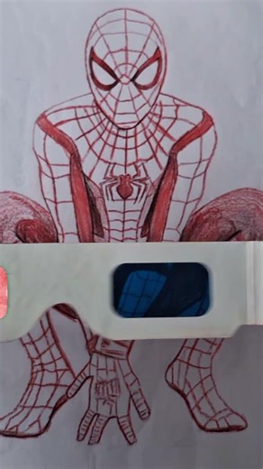 SPIDER-MAN to VENOM: The Symbiote Takeover | 3D Transition Art 🕷️🖤 #shorts #art #mcu #drawing #3dart