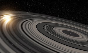 An Exoplanet With Huge Rings Intrigues