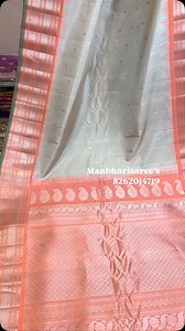 These are Kuttu Gadwal sarees priced at ₹17,500. They are exquisitely crafted using a stunning combination of silver and golden zari work – truly elegant and timeless. You can purchase them with one-time payment, or if your bhishi number is up, you can grab it then. They are also available on installment basis – ₹8,750 x 2 installments. Don’t miss these premium pieces! #KuttuGadwal #GadwalSaree #SilkSaree #GoldenZari #SilverZari #Paithani #Bhishi #PaithaniBhishi #TraditionalElegance #IndianSilk 