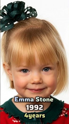 Emma Stone's Age Timeline (1992–2026) | Then vs Now #emmastone #hollywood #shorts