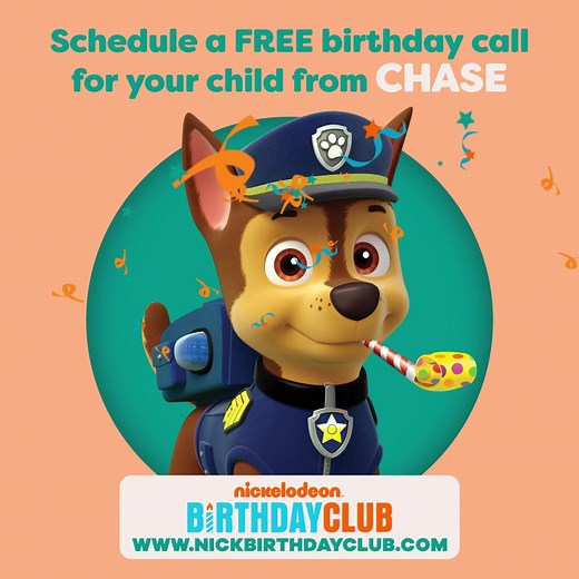 PAW Patrol's Chase is here to say Happy Birthday! Join the Nick Birthday Club and gift your child a personalized birthday message. | Nickelodeon Family