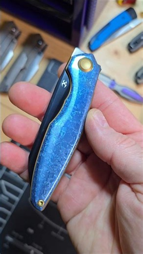 ICE BLUE......... #shorts #youtubeshorts #edc #pocketknife #tool #ice #blue