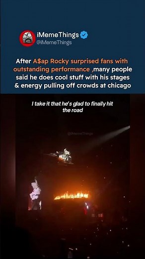 a$ap rocky kicks off "don't be dumb" world tour with insane stage production in chicago #asaprocky