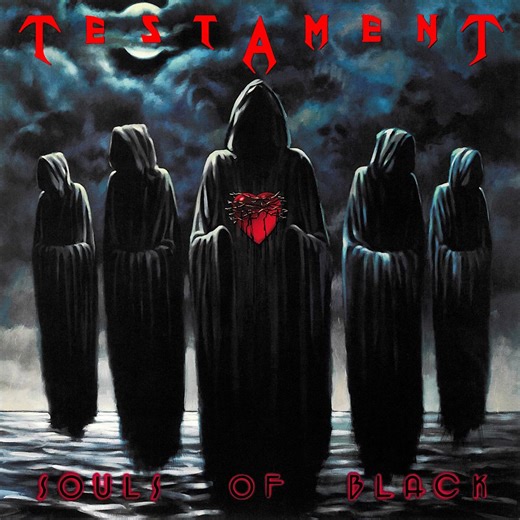 October 9th, 1990 Testament released album: Souls of Black. #thrashmetal 🇺🇲 Record label: Megaforce Records • Chuck Billy – Vocals. • Alex Skolnick – Lead guitar. • Eric Peterson – Rhythm guitar. • Greg Christian – Bass • Louie Clemente – Drums. Mark Walters, Steve Quartarola and Bogdan Jablonski – Additional backing vocals. Michael Rosen – Producer, engineer. Testament – Producers. Vincent Wojno – Assistant engineer. Tom Coyne – Mastering at Hit Factory, New York City. William Benson – Front 