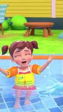 Swimming Song For Kids #shorts #kidssongs #nurseryrhymes