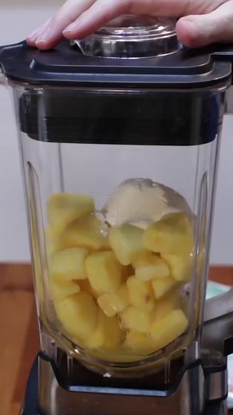 Super easy 3-ingredient Pineapple Dole Whip
