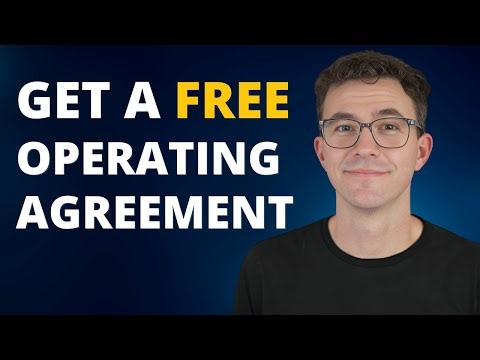 How to Get a Operating Agreement for Free