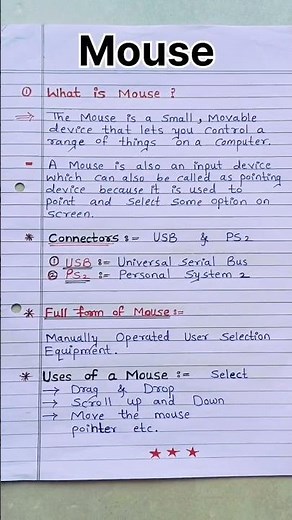 what is mouse | mouse full form | definition of Mouse #shorts #viral #youtubeshorts #shortvideo