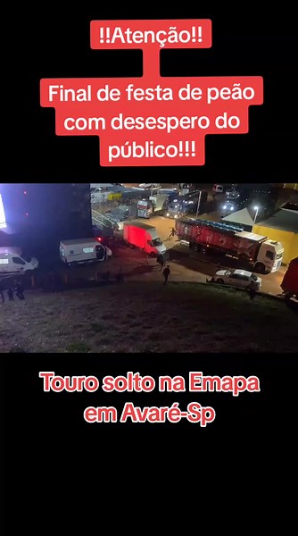 Touro Solto na Emapa: Final de Festa em Avaré