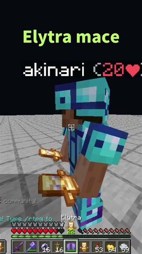 Erytra mace #eaglecraft #elytramace #voidsent #minecraft