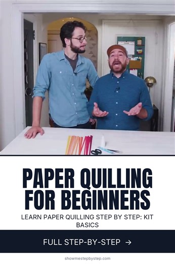 Paper Quilling for Beginners - 7 Shapes   First Project