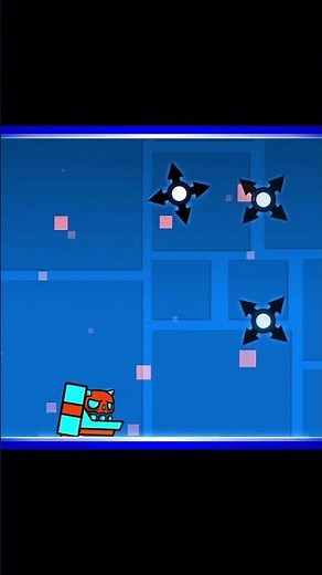 i used 3 ideas to make this geometry dash level #trending #viral #shorts