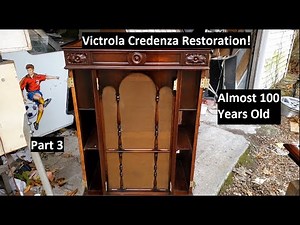 Vintage Victrola Credenza VV 8-30 Restoration Part 3