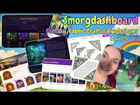 WOW! Fantasy, LitRPG, Fabric Crafts and Tradeshows - Smorg Days 15 - 17 for KDP and Etsy Research