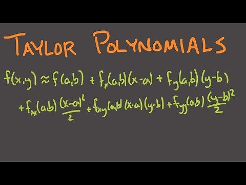 Calculus 3, Session 19 -- Multi-variable Taylor polynomials