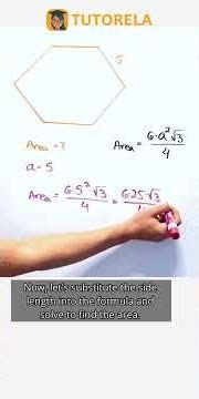 Calculate Hexagon Area: Geometry Problem Solved #Math #RegularPolygons-Advanced #RegularHexagons