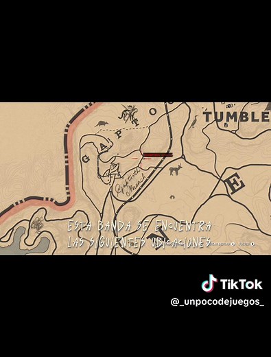 Ubicaciones de Bandas en Red Dead Redemption 2