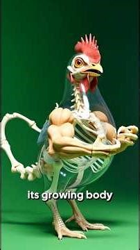 What if a Chicken evolved into a T-Rex? 🦖 #shorts