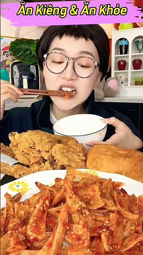 Sự Khác Biệt Giữa Người Ăn Kiêng Và Người Ăn Khỏe! #mukbang #food #anuong #anvat #shorts