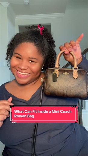 I’m obsessed with the Coach Rowan Mini!! @Coach And that so much can fit in something so mini! 🔗 to exact bag on my LTK!