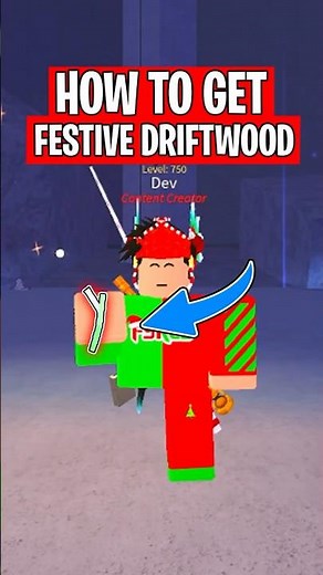BEST Way To Get FESTIVE Driftwood In Fisch