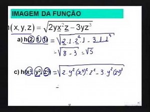 Cálculo 2 - Funções de Várias Variáveis - parte 1