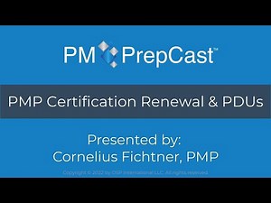 PMP Certification Renewal and PDUs