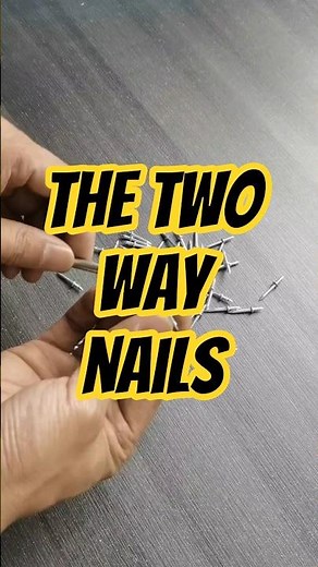 How to Use Two-Way Headless Nails 🔨