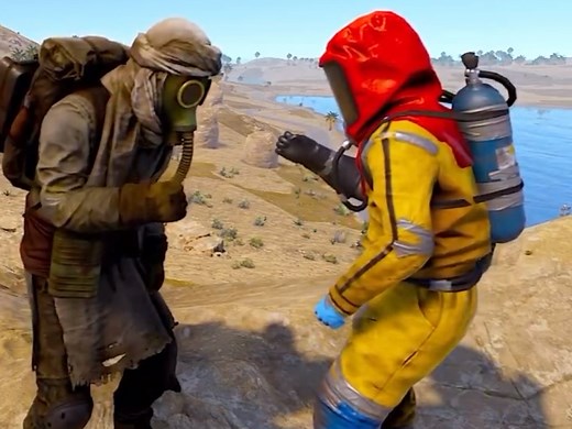 rust 11月更新。新的手势动作，现在可以在游戏里玩石头剪刀布！