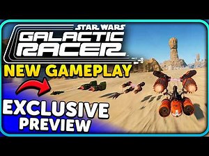 Star Wars Galactic Racer Gameplay: Podracing, Customization, Photo Mode, Settings!