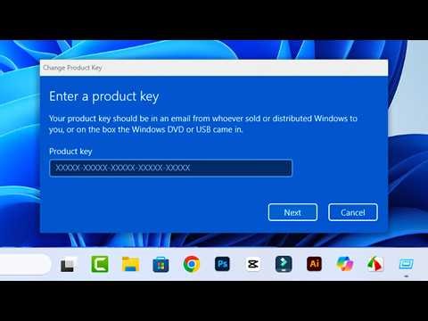 Activate Windows 11 Using Product Key
