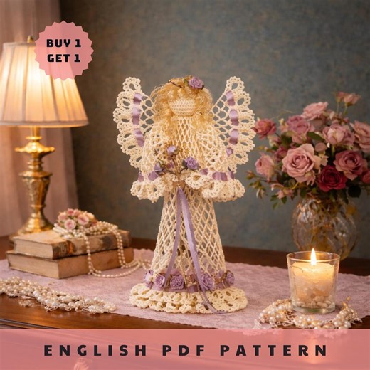 Crochet Vintage Angel Pattern PDF, Amigurumi Christian Easter Tutorial, Beginner Friendly Digital Download - Etsy