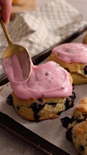 Blueberry Cream Scones