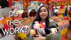 I tried Carnival Game Hacks at a carnival in Hong Kong. Then I found out the game set ups here are a bit different than in the States.. #prayformywallet #贏唔到隻大熊貓 . Watch full video here➡ http://bit.ly/2DcwYqd . Instagram/YouTube➡ J Lou . Game hack footage by GuavaJuice: http://bit.ly/2FiHCvY | J Lou