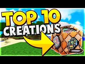 TOP 10 Command Block Creations! - Minecraft PE (Pocket Edition)