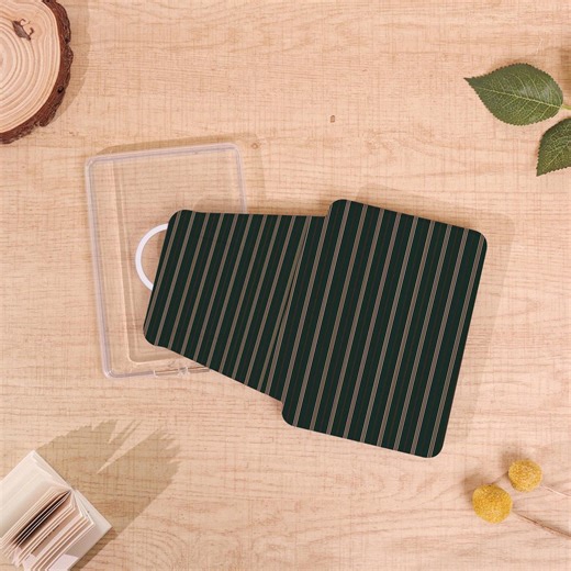 Dark Green Stripe 360 Kindle Case,Fits Paperwhite 10-12th,Kindle Colorsoft,With Auto Wake/Sleep,Create Your Own Kindle Cases with Book Cover