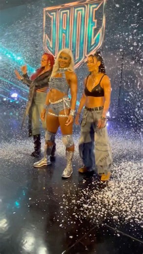 Jade Cargill Mia Yim and B Fab entrance #smackdown 7-10-26 #wwepov #wwe