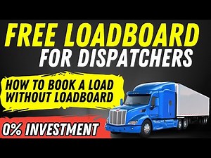 Free Load board For Dispatchers | DAT Load Board | Truck Dispatching | Zaeem Khan