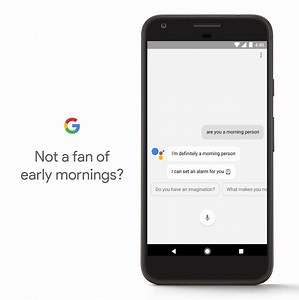 Rise and shine. Start your day with a wake-up call from the Google Assistant #Pixel | Google